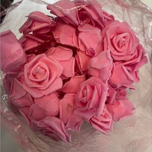 Pink Artificial Rose Bouquet foam decorations